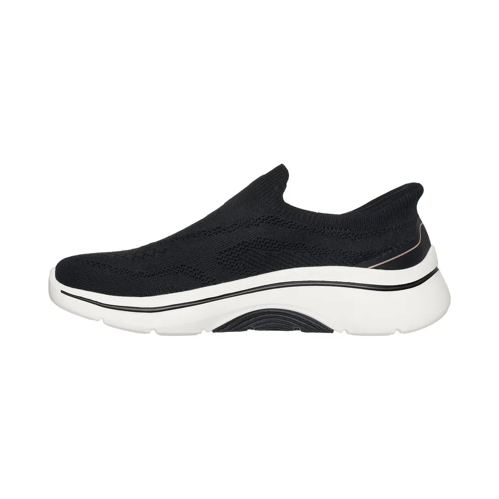 Skechers Slip-Ins: GO Walk Arch Fit 2.0 “Tatum Sneaker Black / Roos Gold” (125343BKRG)