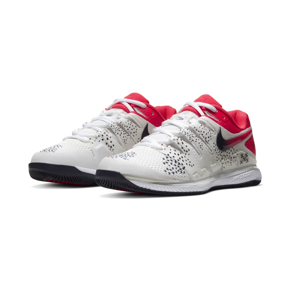Nike Court Air Zoom Vapor X Summit White (W) Summit White/Gridiron-Laser Crimson (AA8027-108)