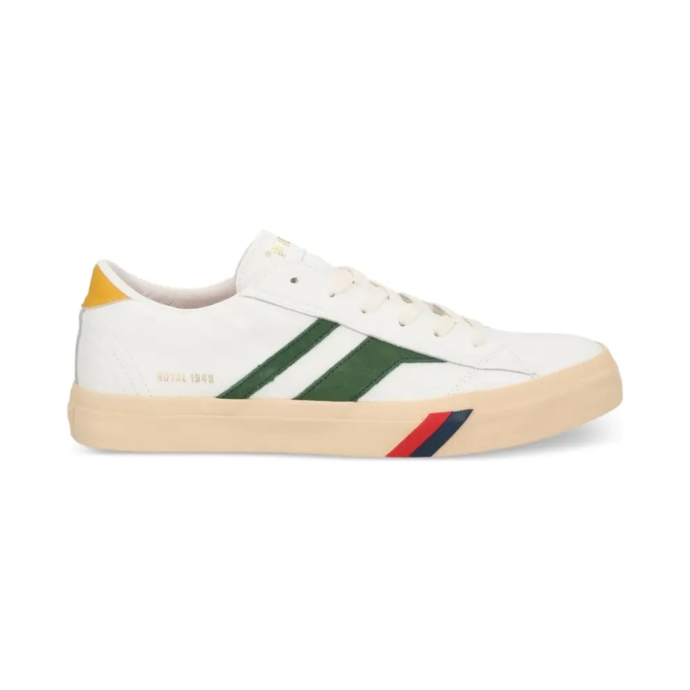 Pro-Keds Leren with vlakken – White (RC226SLLSWH00007)
