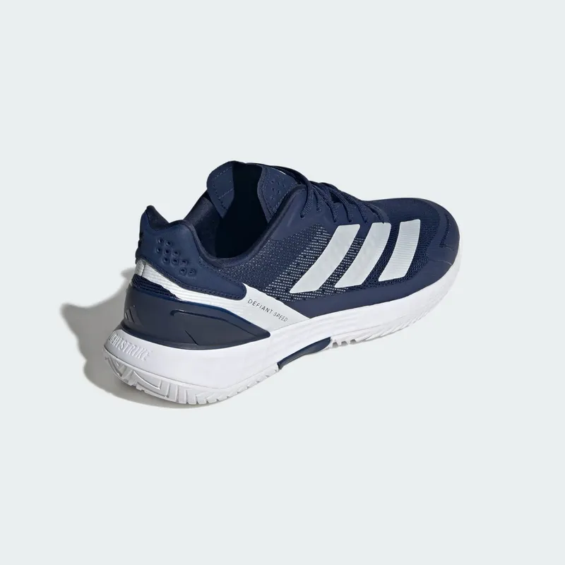 Adidas Defiant Speed 2 Tennis Shoes Dark Blue / Zero Metalic / Cloud White (KI8419)