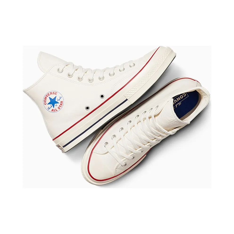Converse Chuck 70 Leather Egret/Natural Ivory/Blue (A12213C)