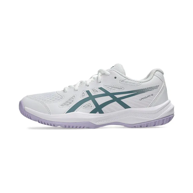 ASICS UPCOURT 6 GS “White / Foggy Teal” (1074A045-102)