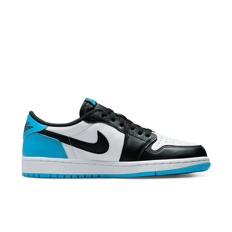 Air Jordan 1 Low Black and Dark Powder Blue (CZ0775-104)