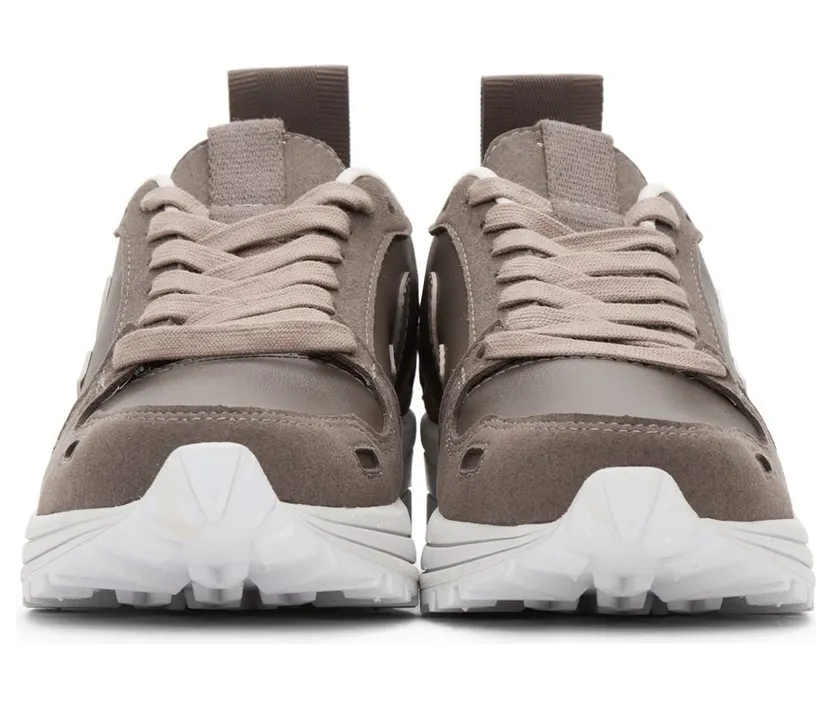Rick Owens Taupe Veja Edition Hiking Sneakers (VM02A5801 SLVE) (2)