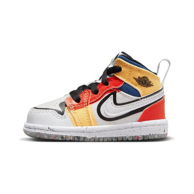 Jordan 1 Mid SE White Picante Red French Blue Black (DV1321-100)