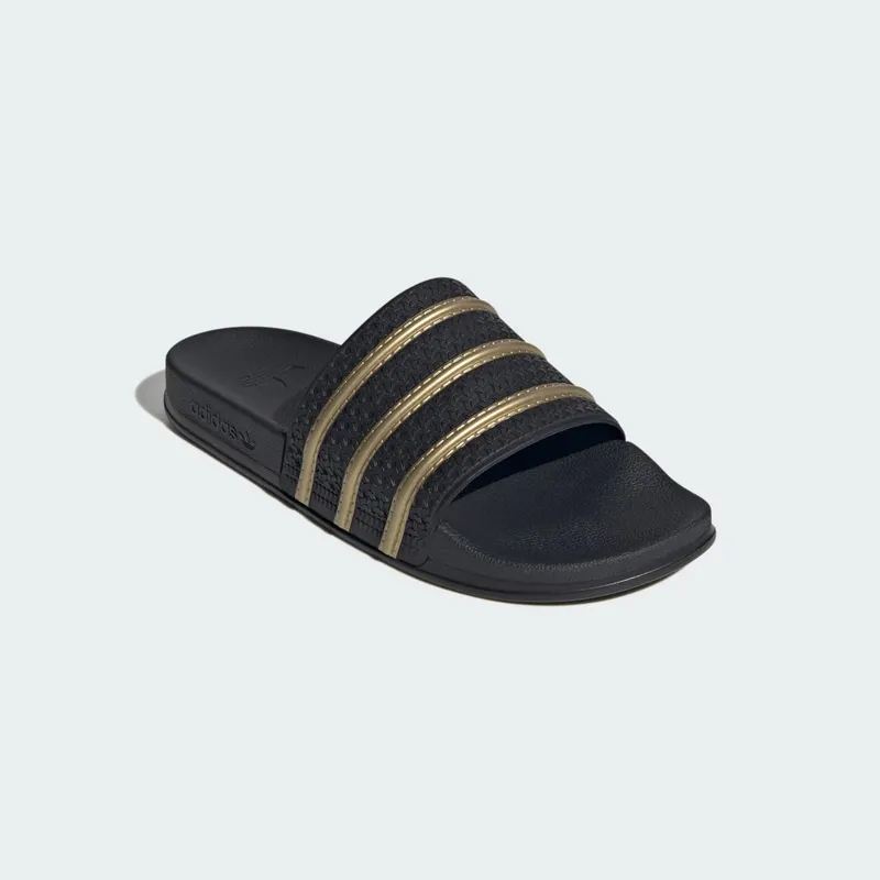 Adidas ADILETTE OG CF Slides Core Black / Gold Metallic / Gold Metallic (KK4872)