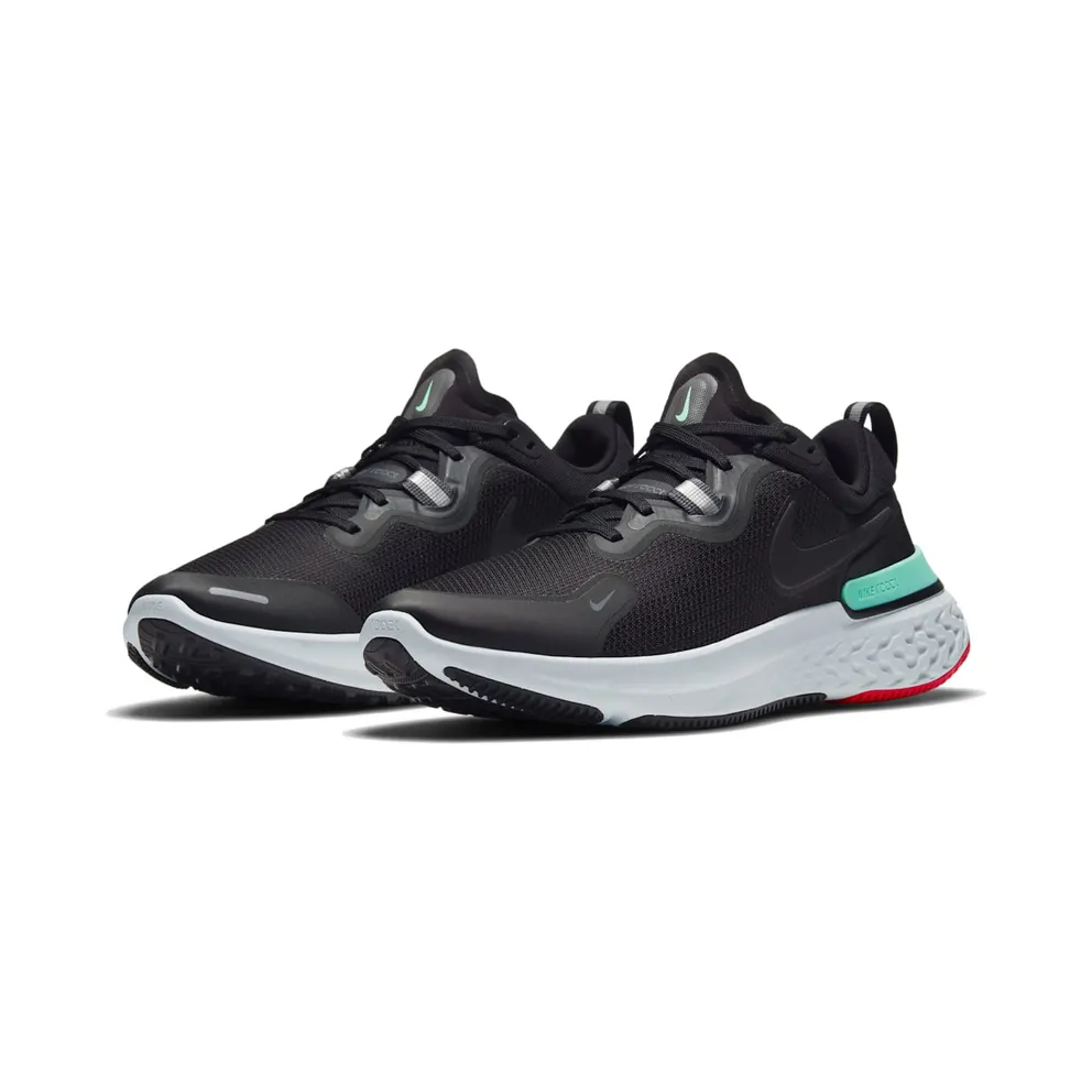 Nike React Miler Black Green Red (CW1777-013)