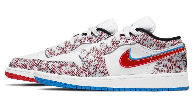 Air Jordan 1 Low SE (GS) Take Flight 3D (DD1527-114)
