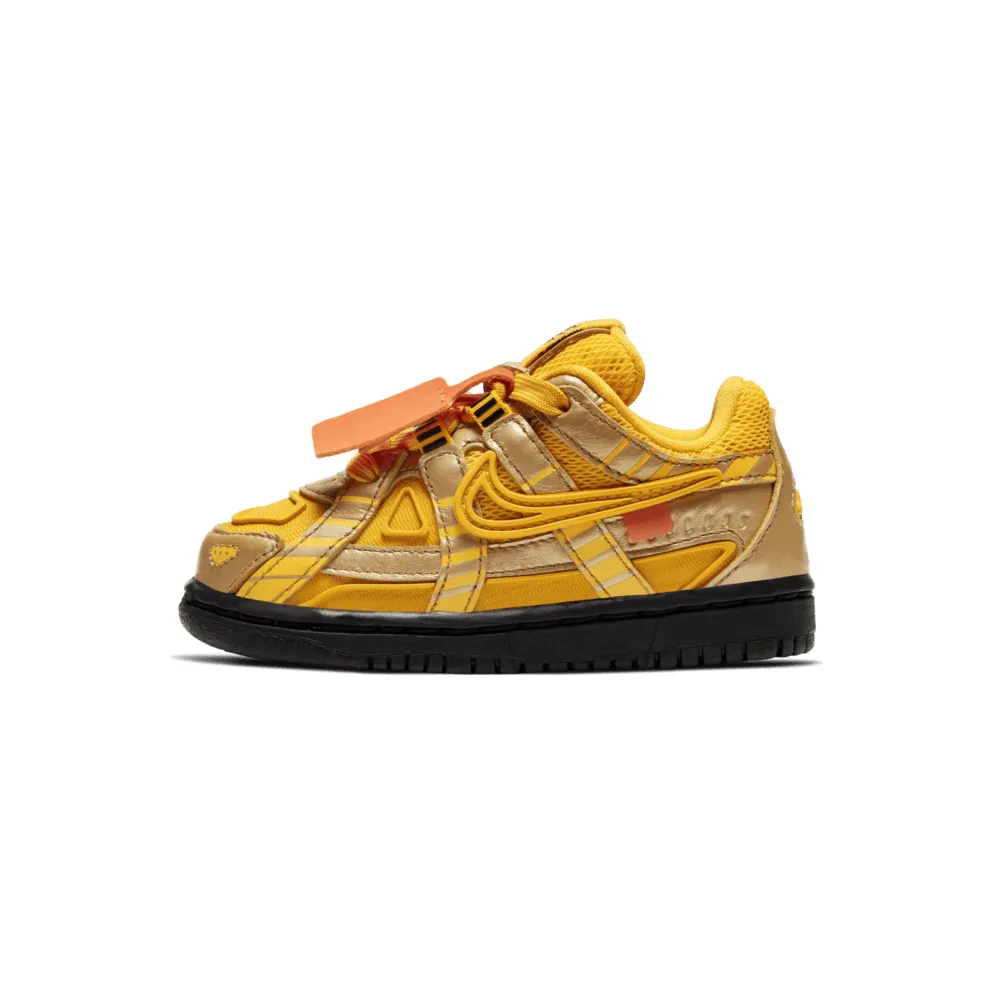 Nike Air Rubber Dunk Off-White University Gold (TD) University Gold/University Gold-Black (CW7444-700)