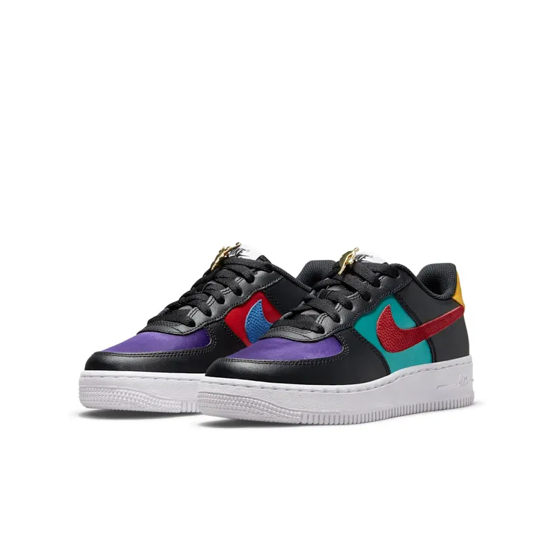 Nike Air Force 1 LV8 EMB Older Kids’ Black (DN4178-001)