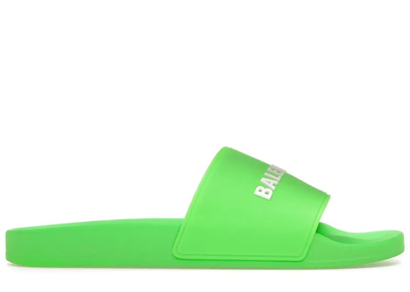 Balenciaga Pool Slide Green White (565826W1S823590)