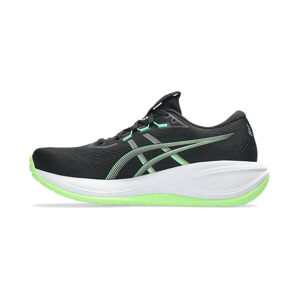ASICS GEL-CUMULUS 28 “Black / Illuminate Green” (1011C143-001)