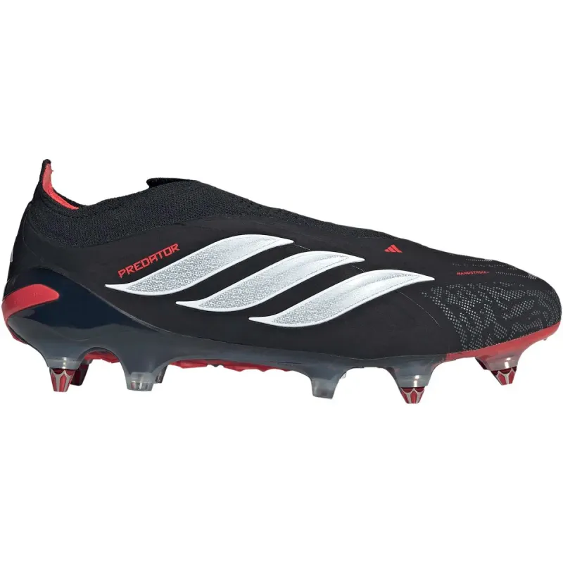 Adidas Predator Elite Laceless SG Stollenschuhe, schwarz, Größe 42 ⅔ (JS0397)