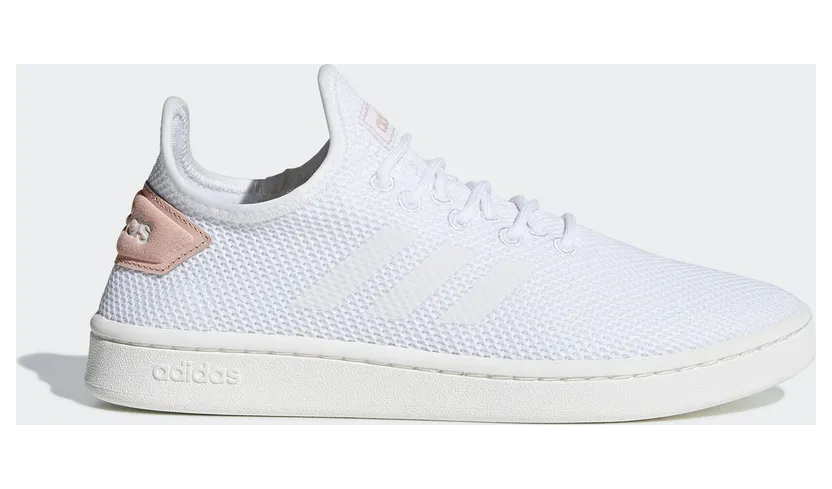 adidas Court Adapt Schuh Cloud White / Cloud White / Dust Pink (F36476)
