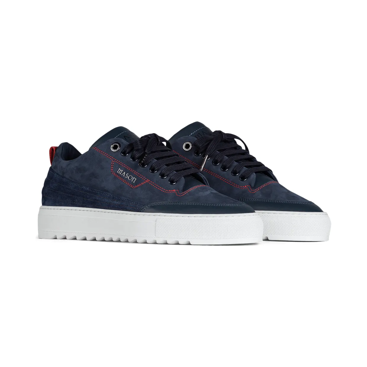 Mason Garments Torino Leather/Suede/Nubuck Navy (FW20-6D)