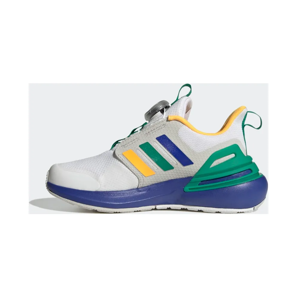 Adidas RapidaSport Bounce BOA Closure Cloud White / Lucid Blue / Court Green (HP2568)