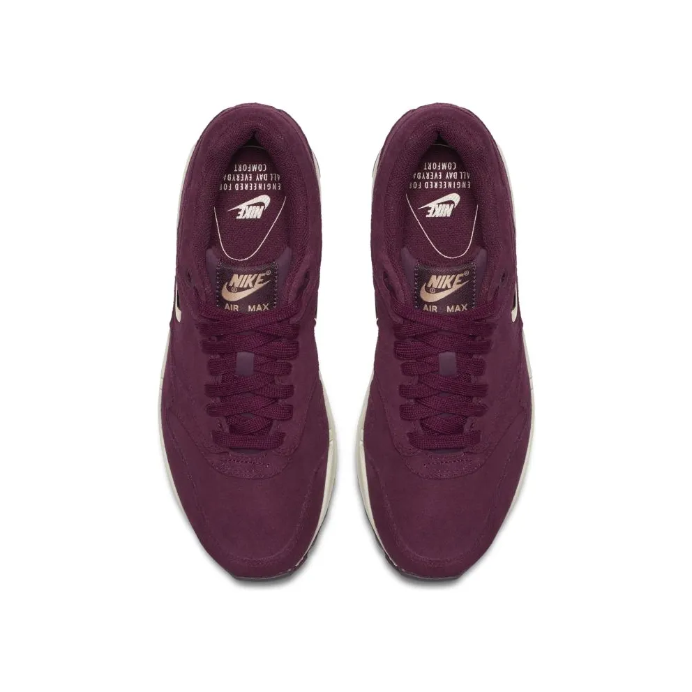 Nike Air Max 1 Jewel Bordeaux (W) Bordeaux/Blur-Bio Beige-Light Orewood Brown (AA0512-600)