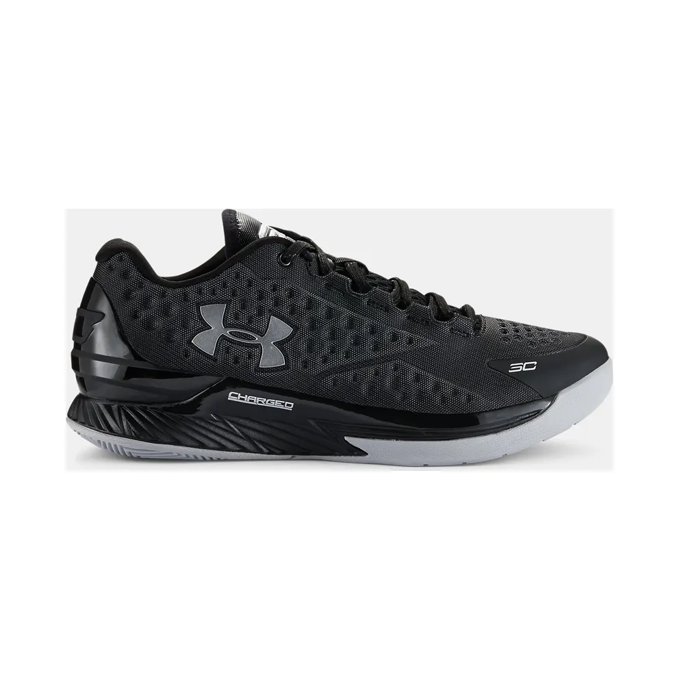Under Armour Curry 1 Low Two-A-Days Black/Stealth Grey-Metallic Silver (1269048-004)