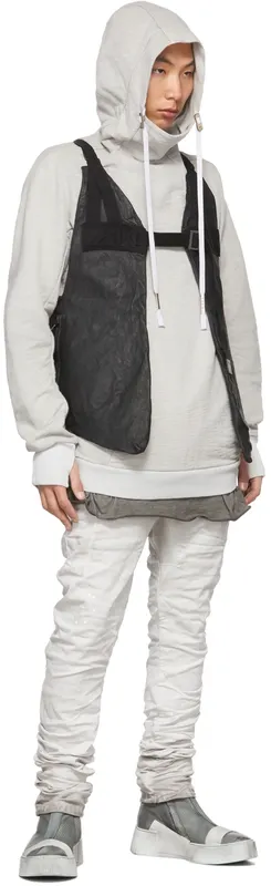 Boris Bidjan Saberi Grey Bamba 3.1 High Top Sneakers (303-SS2200B3000000SM-0049)