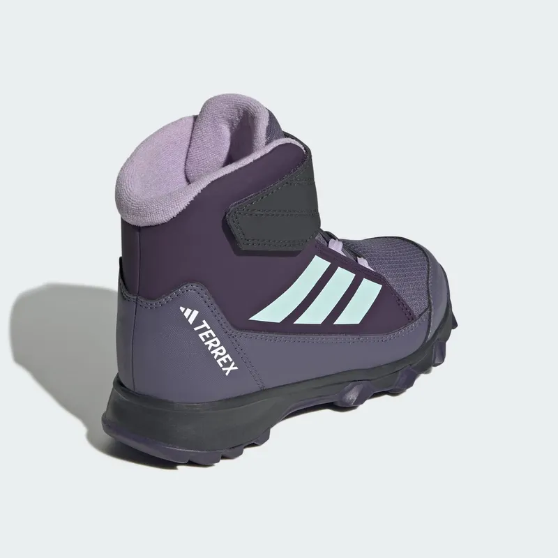 Adidas Terrex Snow CF CLIMAWARM Winter Shoes Kids Aurora Plum / Semi Flash Aqua / Powder Plum (JR4190)