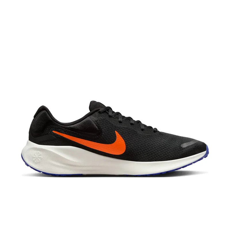 Nike REVOLUTION 7 “BLACK ASTRONOMY BLUE SAIL HYPER CRIMSON” (FB2207-008)
