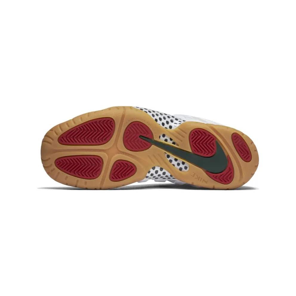 Nike Air Foamposite Pro White Gucci (GS) White/White-Gym Red-Gorge Green (644792-100)