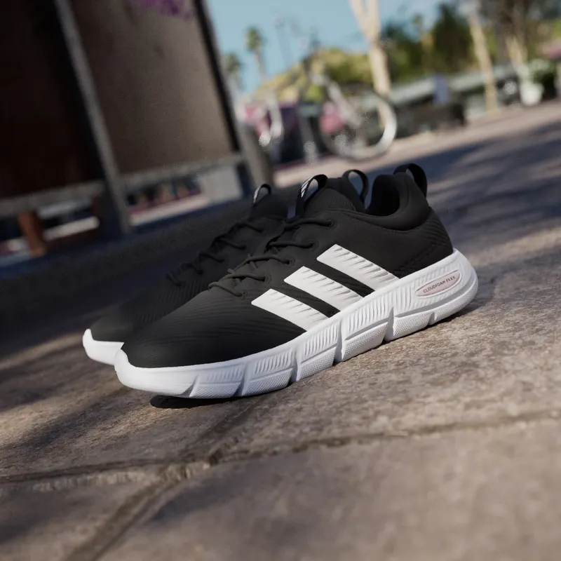 Adidas Cloudfoam Flex Elastic Laces Core Black / Zero Metalic / Almost Pink (HQ4929)
