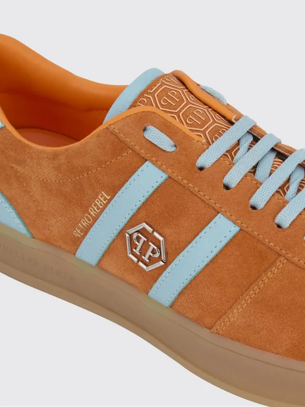 Philipp plein Retro Rebel Suede Sneakers Orange (PAFSUSC0941PLE010N20) (3)