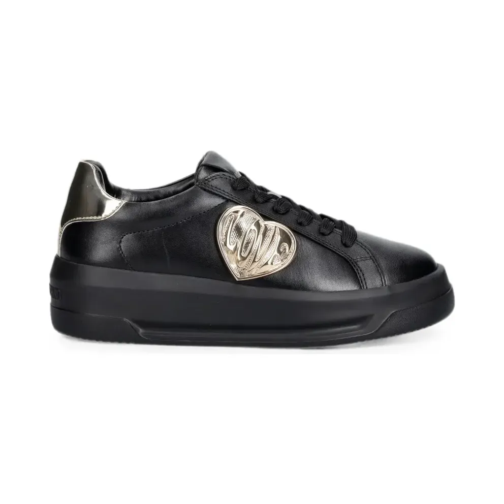 Love Moschino with hartpatroon and logoplakkaat – Black (JA15235G1PIAR)