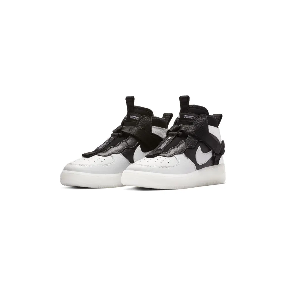 Nike Air Force 1 Utility Mid Orca (GS) Off White/Black-White (AQ3693-100)