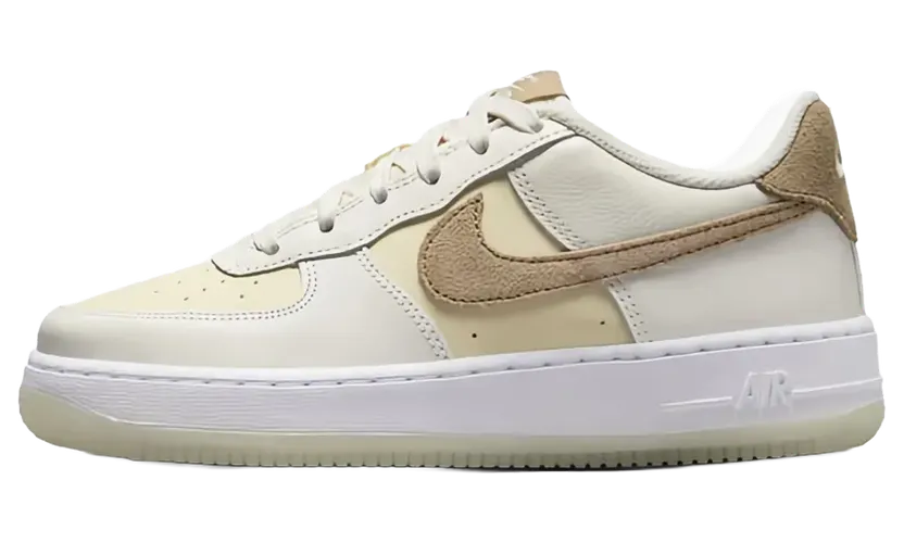 Nike AIR FORCE 1 LOW GS “Sail Coconut Milk White Khaki” (HF5349-100)