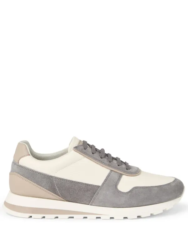 Brunello Cucinelli Sneakers mit Einsätzen – Grau (MZUESLA289CAO87)