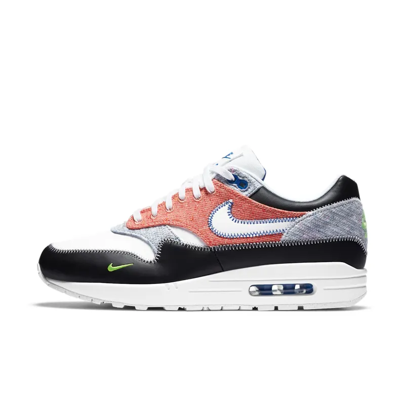 Nike Air Max 1 Recycled White White/Black-Electric Green-Game Royal (CT1643-100)