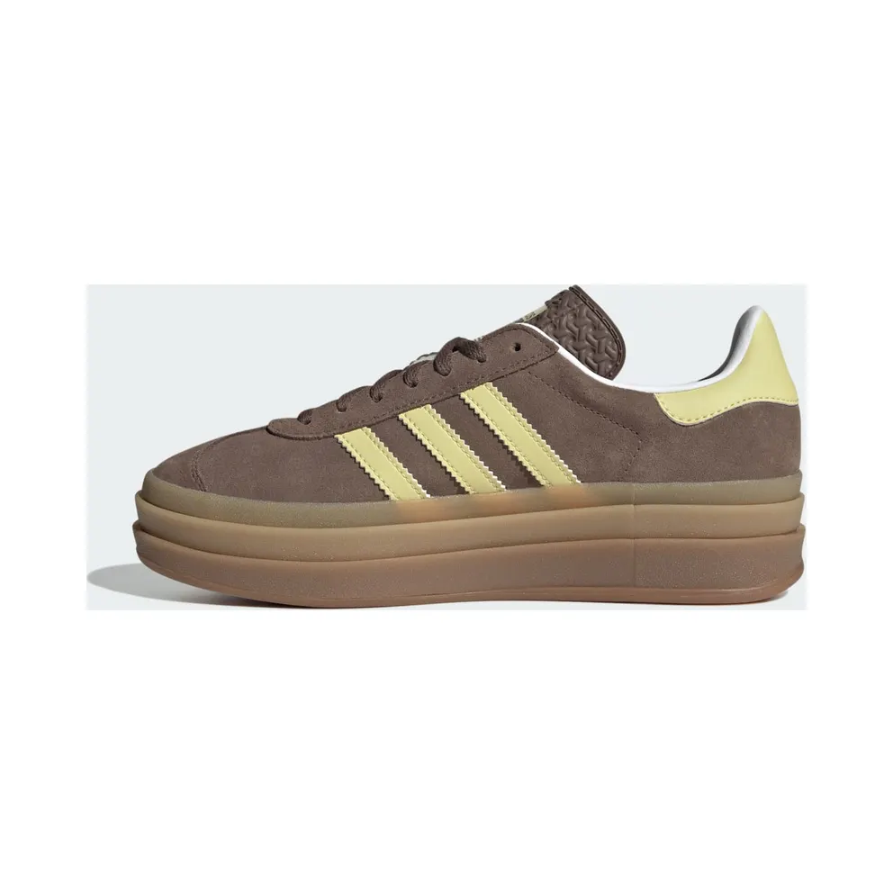 Adidas Gazelle Bold Earth Strata / Powder Yellow / Cloud White (JI2697)