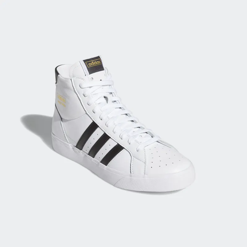 adidas Basket Profi Cloud White Black Cloud White/Core Black/Gold Metallic (FW3108)