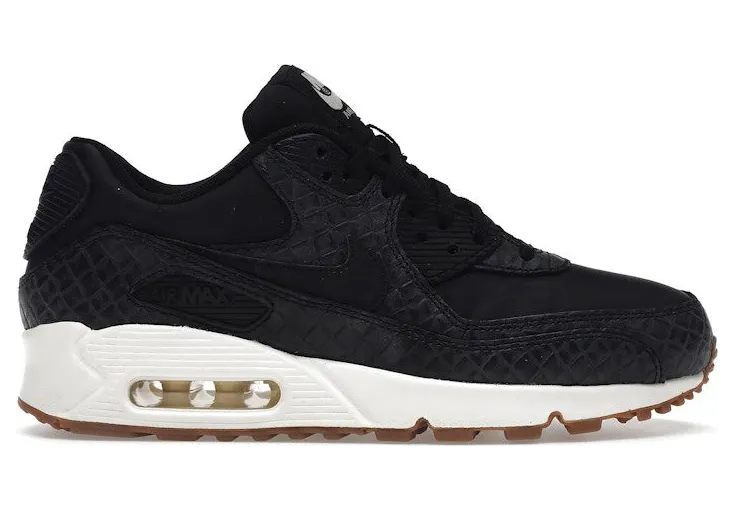 Nike Air Max 90 Premium Black Sail (443817-010)