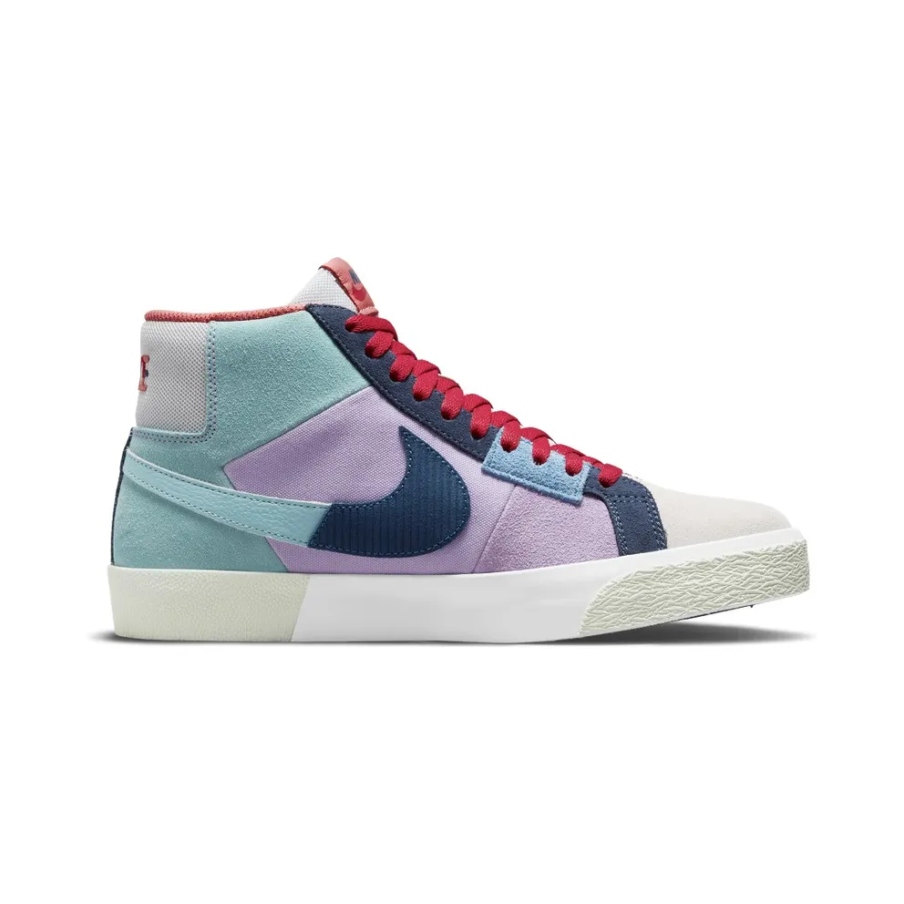 Nike SB Zoom Blazer Mid Premium Skate Shoe Purple (DA8854-500)