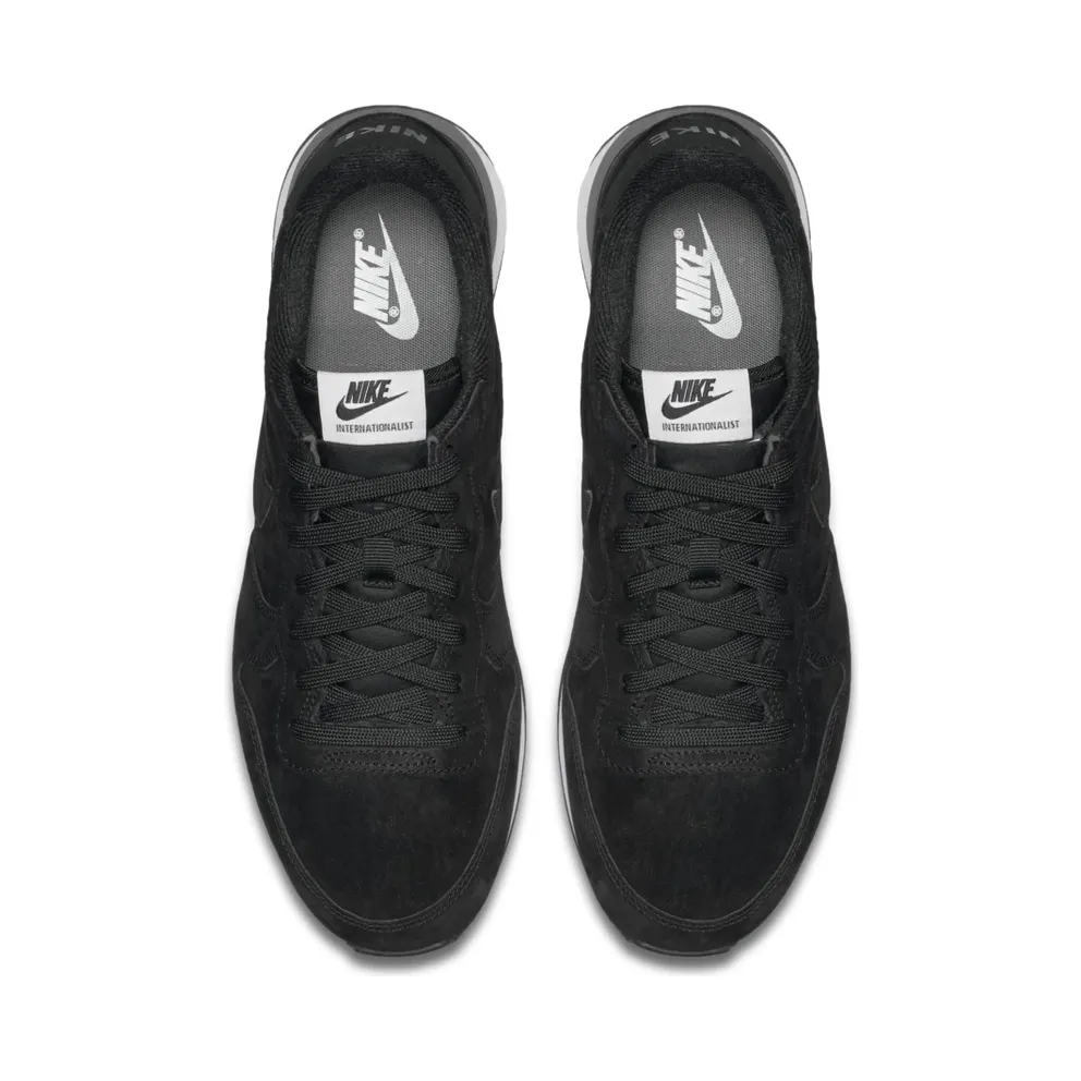 Nike Internationalist Leather Black Black-Dark Grey-White Black/Black-Dark Grey-White (631755-010)