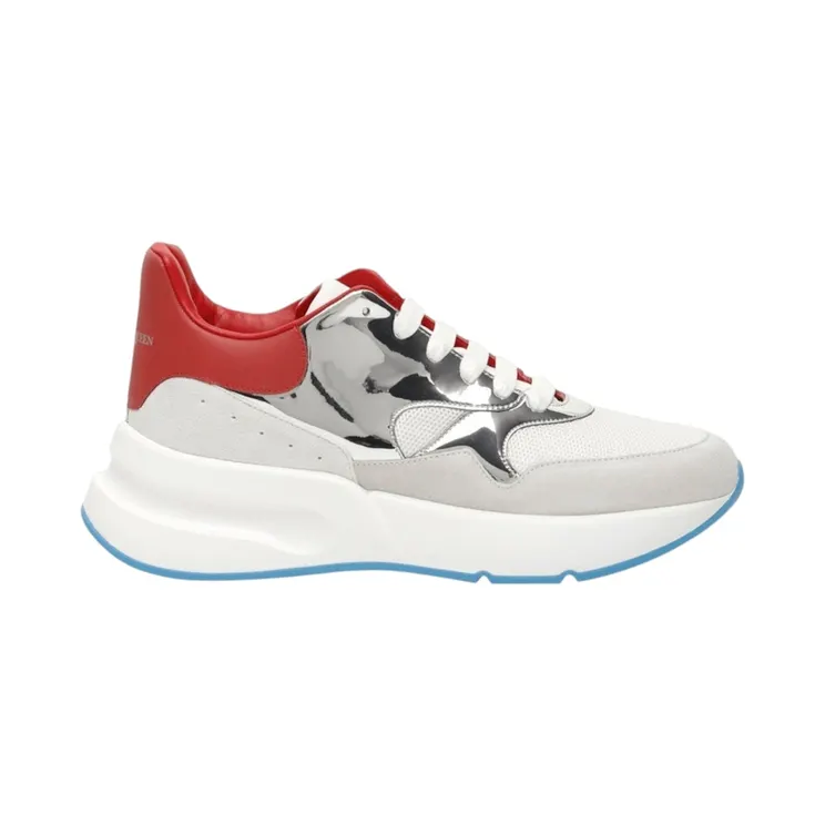 Alexander McQueen Runner White Red SIlver (575424 WHBDY 1257)