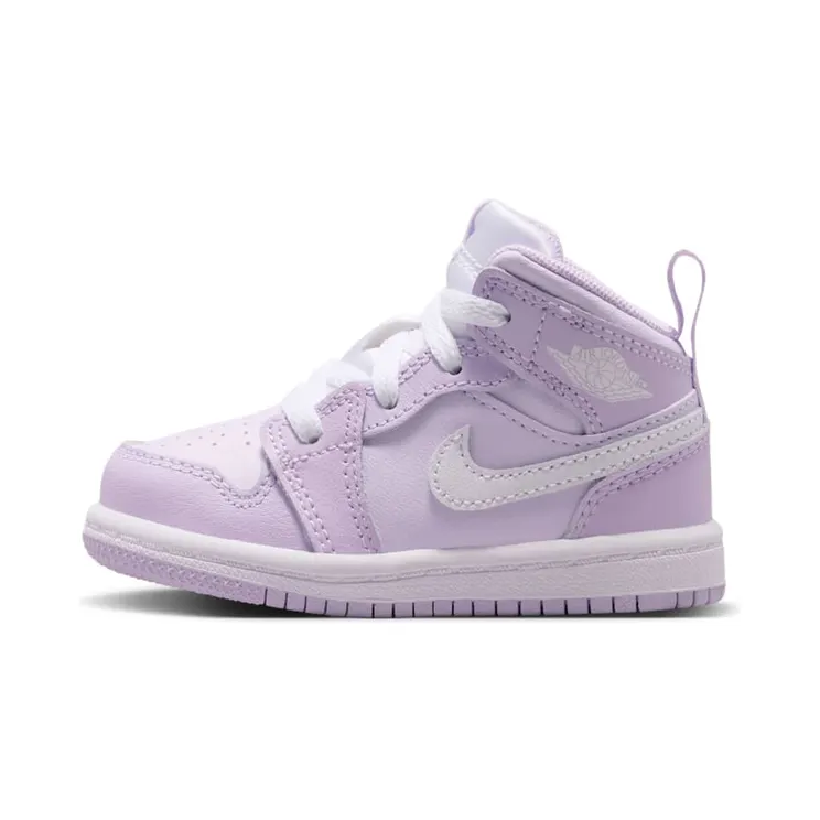Jordan 1 Mid “Violet Mist / Barely Grape / White” (DQ8425-502)