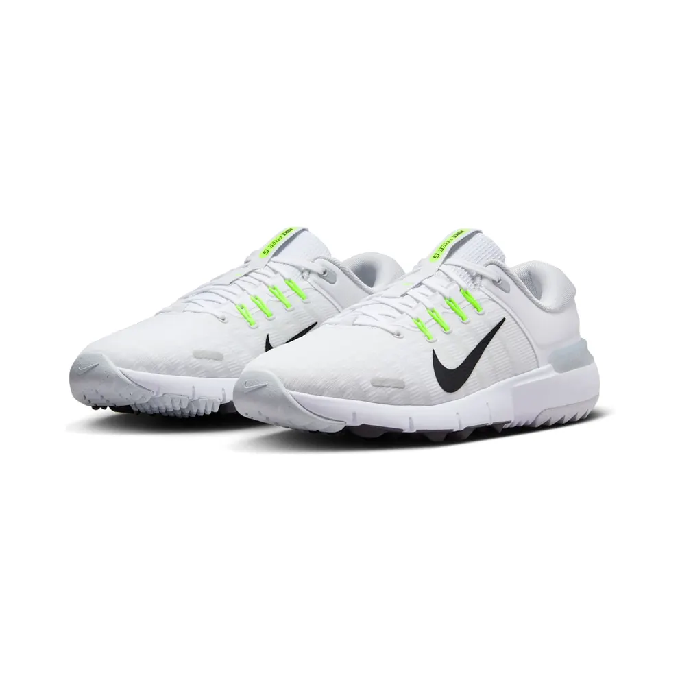Nike Free Golf Next Nature “White Pure Platinum Wolf Grey Black” (FN0332-101)