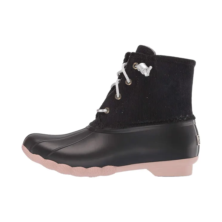 Sperry SALTATER CORDUROY “BLACK/ROSE” (STS85323)