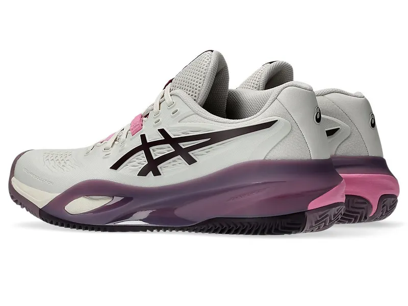 ASICS GEL-RESOLUTION X CLAY “Soft Oat / Dark Aubergine” (1042A277-250)