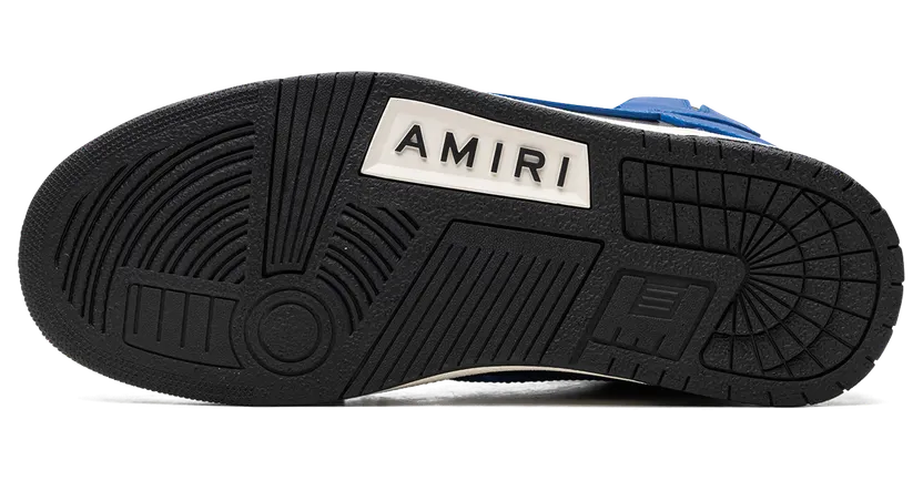 AMIRI Skel Panelled High Top Blue Black (MFS002-013) (4)