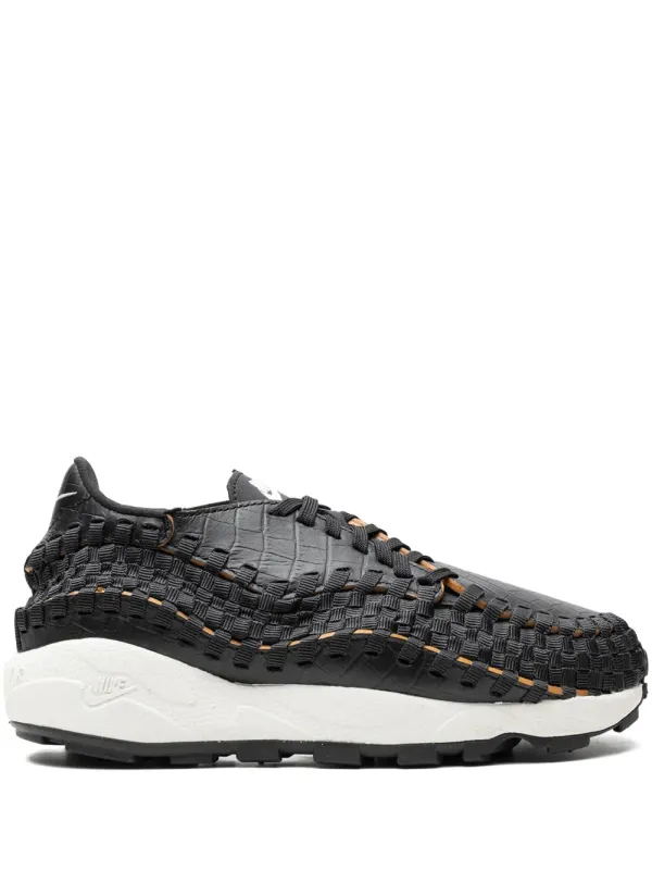 Nike Air Footscape Woven Premium Black Croc Sneakers – Schwarz (FQ8129)