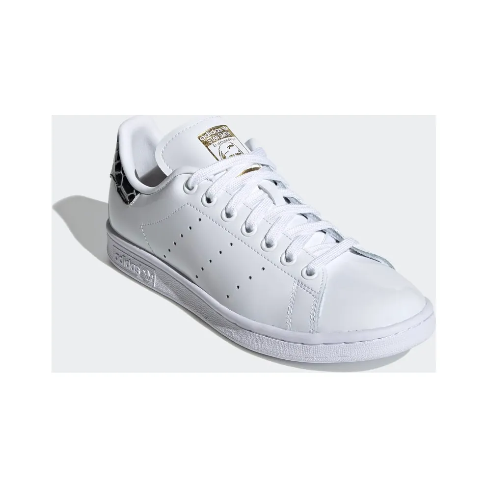 adidas Stan Smith Shiny Snakeskin (W) Cloud White/Core Black/Gold Metallic (FV3422)