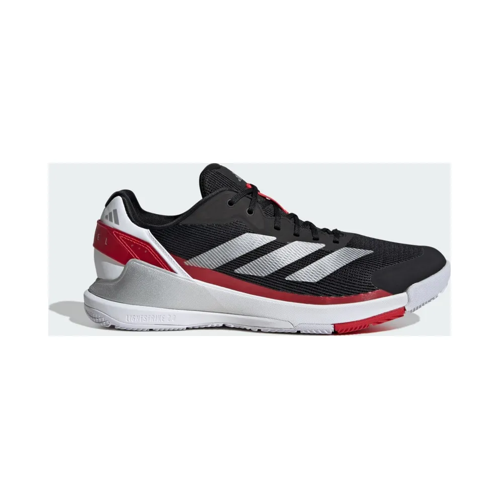 Adidas Crazyquick Padel Core Black / Silver Metallic / Lucid Red (JP9591)