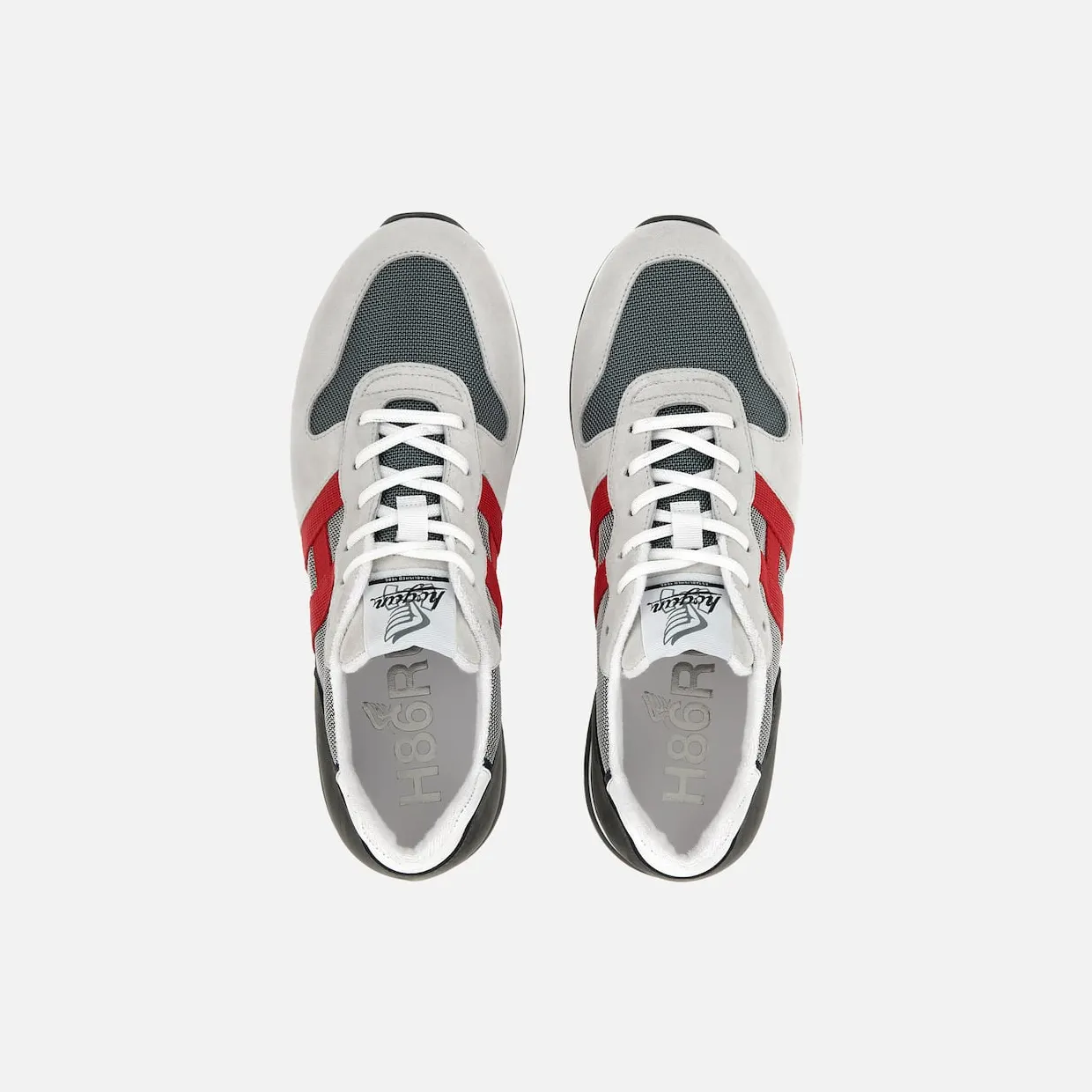 Sneakers Hogan H383 Grey Red (HXM3830AN51MVC0A1D) (3)