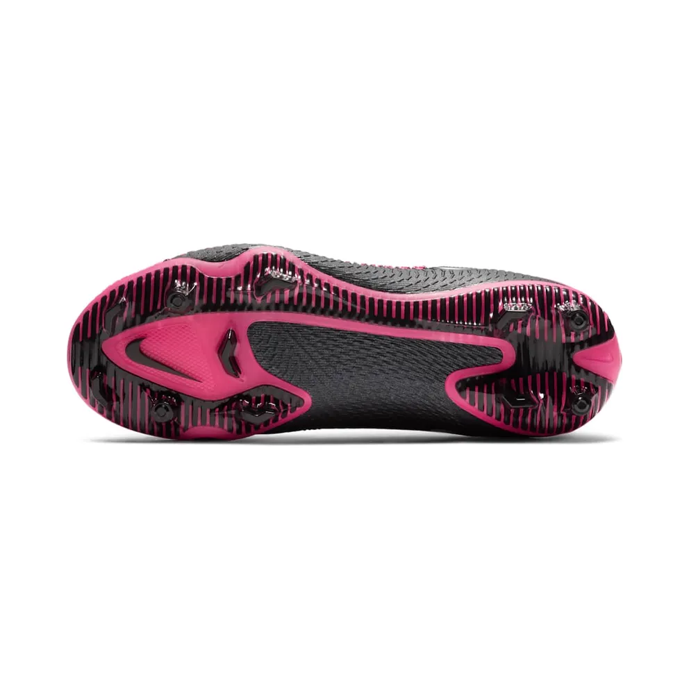 Nike Phantom GT Pro FG Black Pink Blast (GS) Black/Pink Blast-Metallic Silver (CK8473-006)