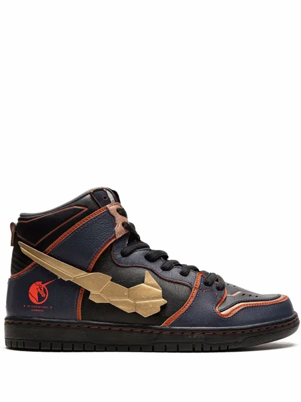Nike x Gundam Nike SB Dunk High Banshee sneakers – Blue (DH7717)
